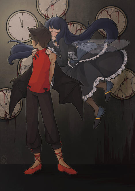 “Running out of time”, “The Keyer” original project illustratiom