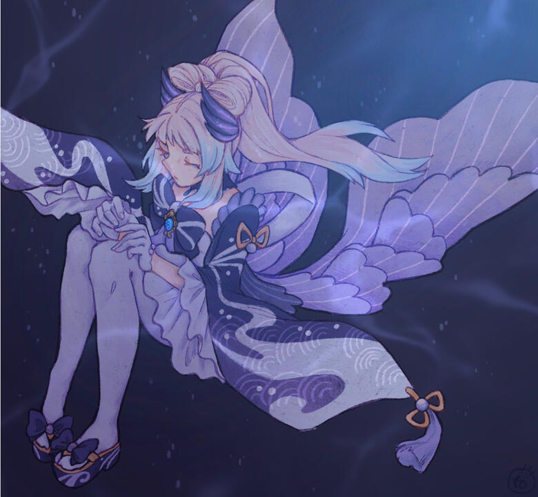 “Deep sea princess”, Genshin Impact